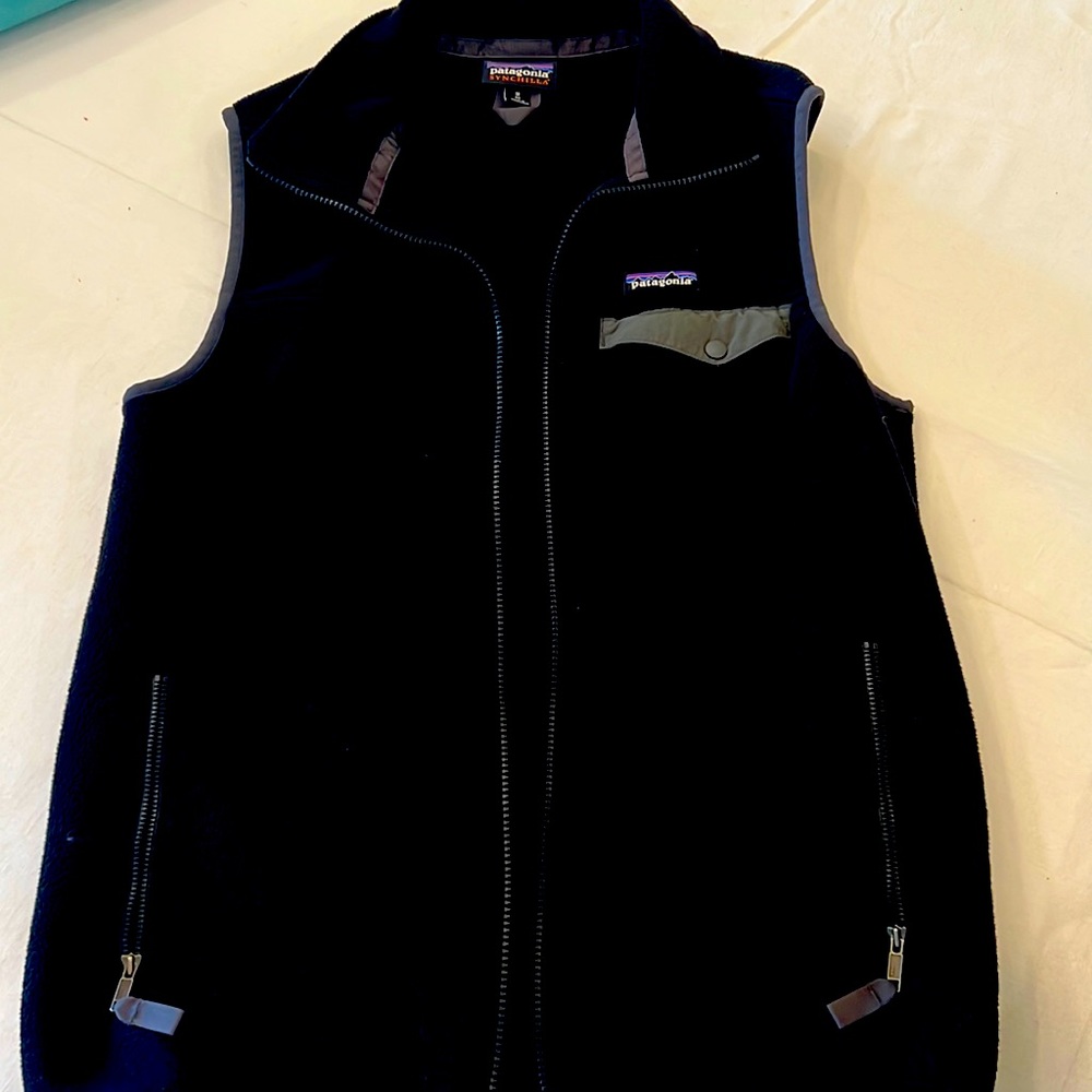 Patagonia vest, black size medium